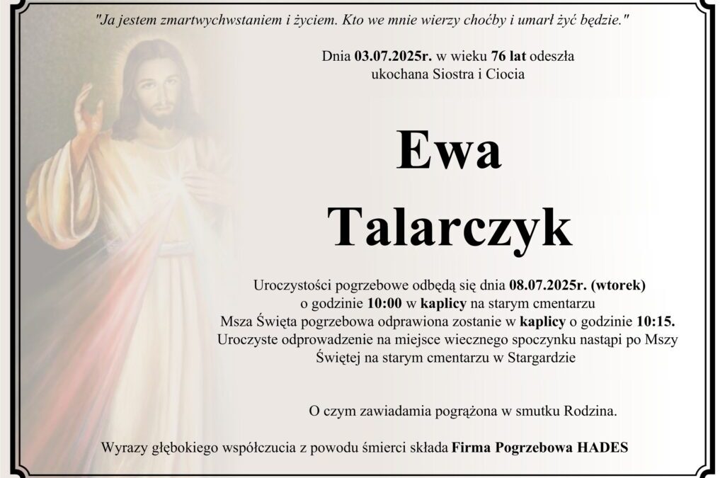 ŚP. EWA TALARCZYK