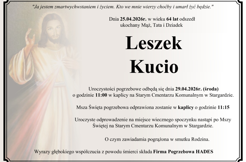 ŚP. LESZEK KUCIO