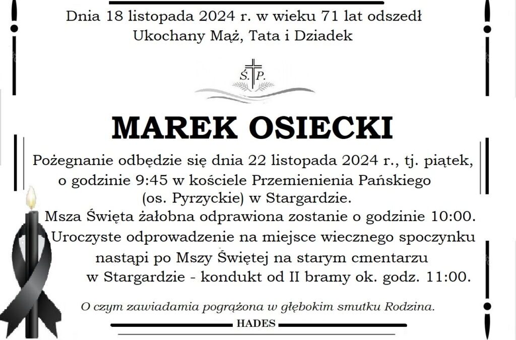 Ś.P. Marek Osiecki