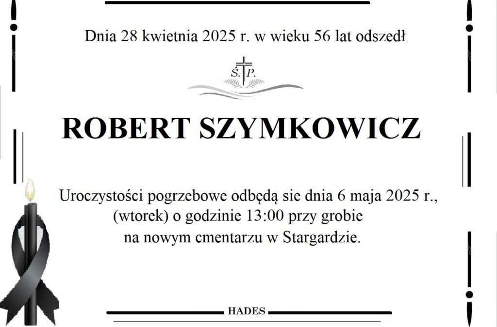 Ś.P. Robert Szymkowicz