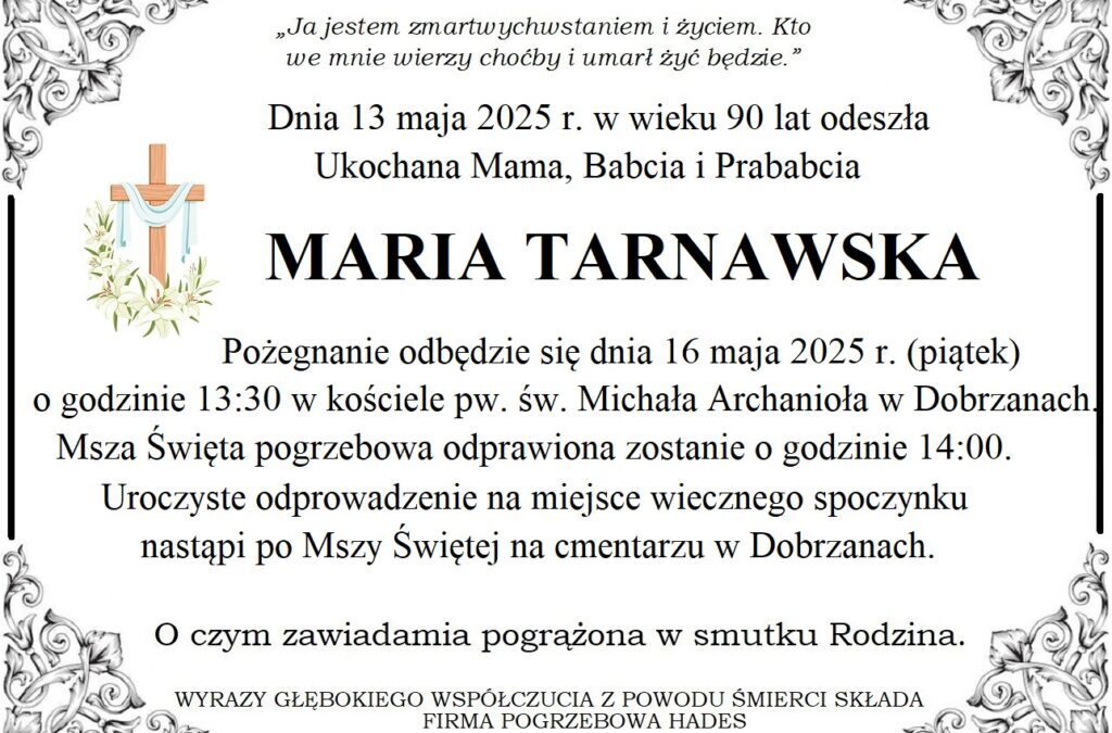 Ś.P. Maria Tarnawska